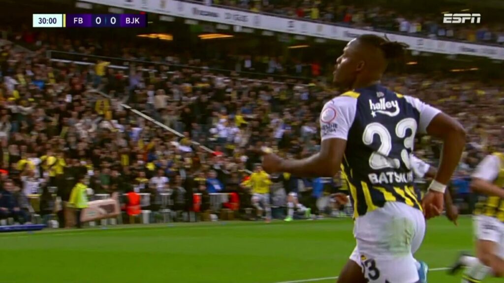 Michy Batshuayi Golü | Fenerbahçe (2-1) Beşiktaş - Highlights/Özet | Trendyol Süper Lig - 2023/24