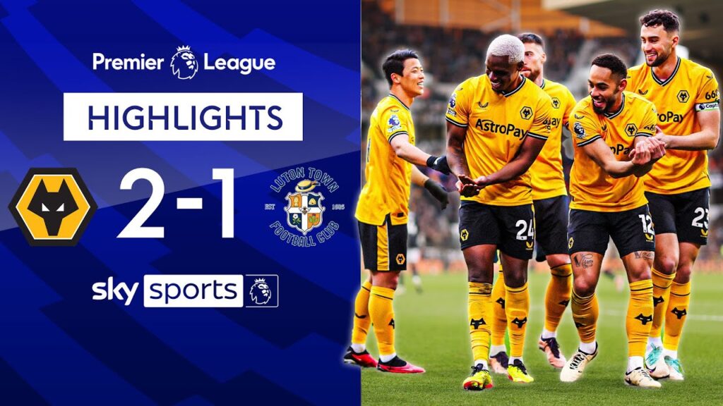 Wolves pile pressure on relegation-threatened Luton! 😬 | Wolves 2-1 Luton | EPL Highlights