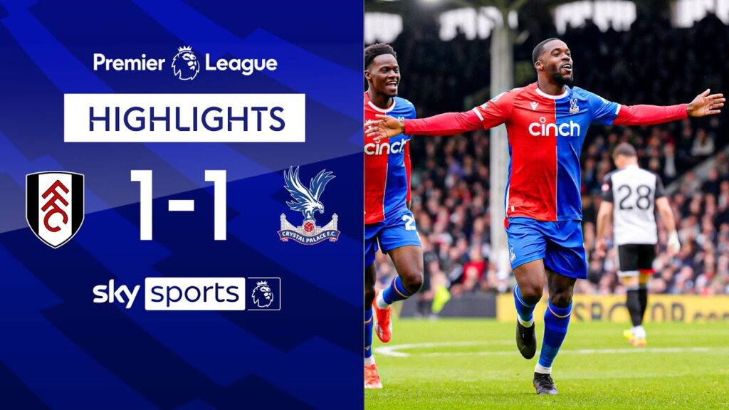 Jeffrey Schlupp scores LATE STUNNER! 🔥 | Fulham 1-1 Crystal Palace | Premier League Highlights