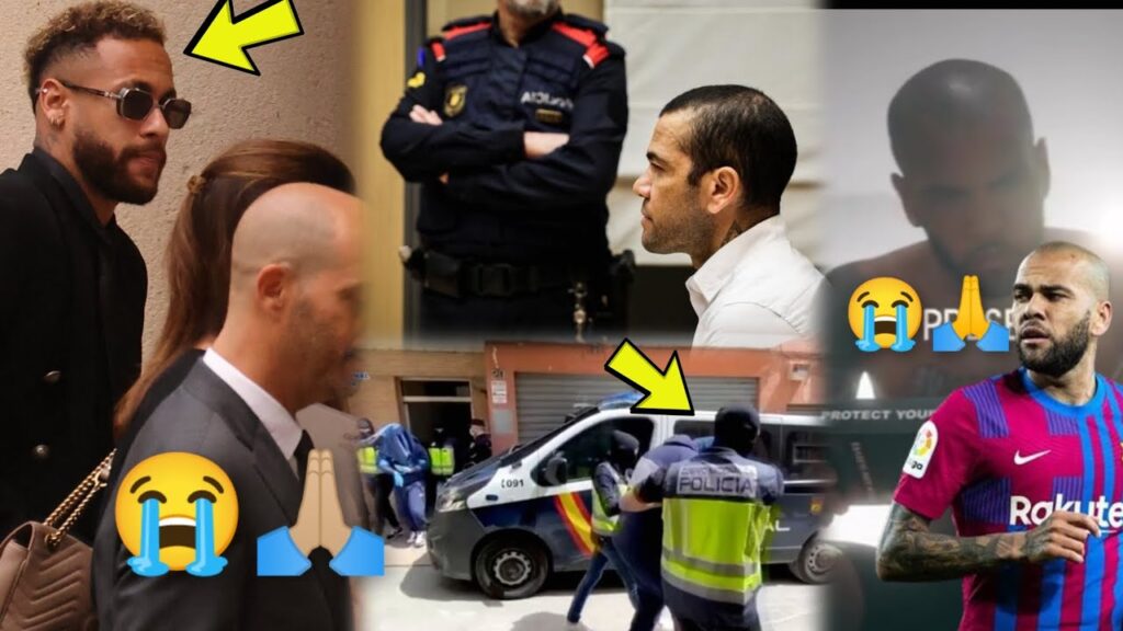 Wow!! Neymar arrived to reduce Dani Alves prison sentence, see how the Barcelona man SHOCKED his...