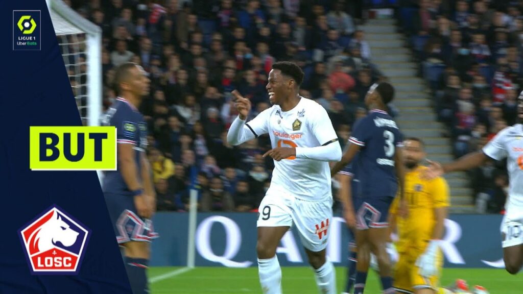 But Jonathan Christian DAVID (31' - LOSC) PARIS SAINT-GERMAIN - LOSC LILLE (2-1) 21/22