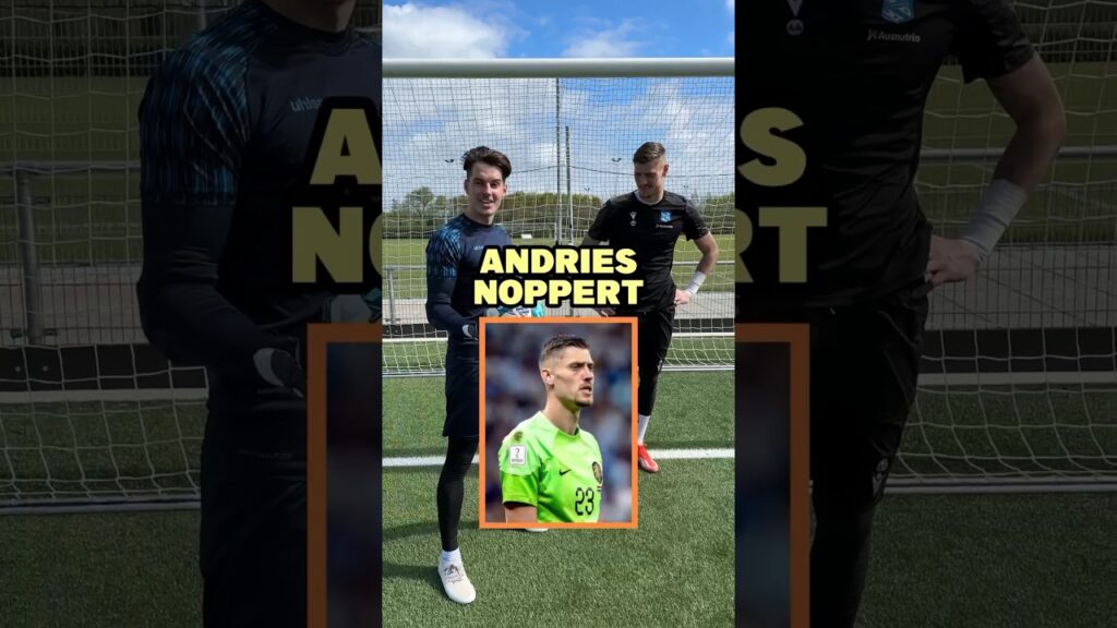 Can I SCORE 🆚 ANDRIES NOPPERT❓👀 #goalkeeper #goalkeepertraining