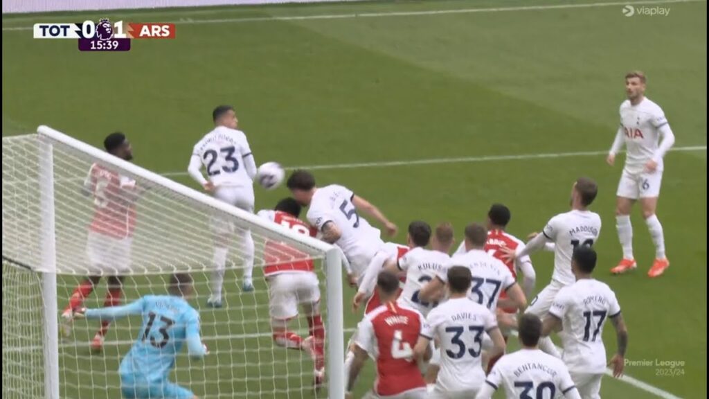 Pierre-Emile Højbjerg OWN GOAL | Tottenham vs Arsenal 0-1 Highlights Goals | Premier League 23/24