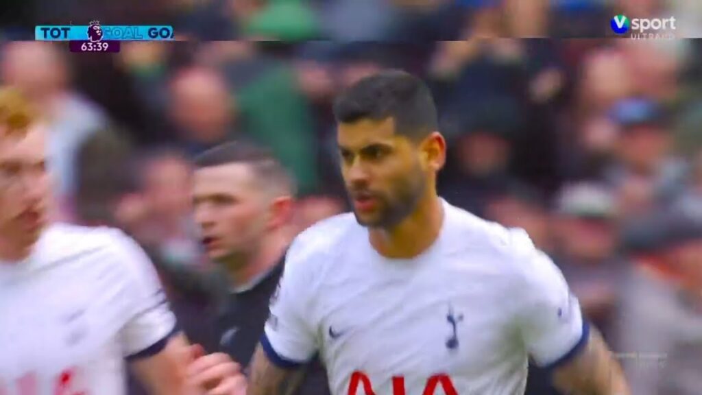 Cristian Romero Goal | Tottenham vs Arsenal 1-3 Highlights Goals | Premier League 23/24