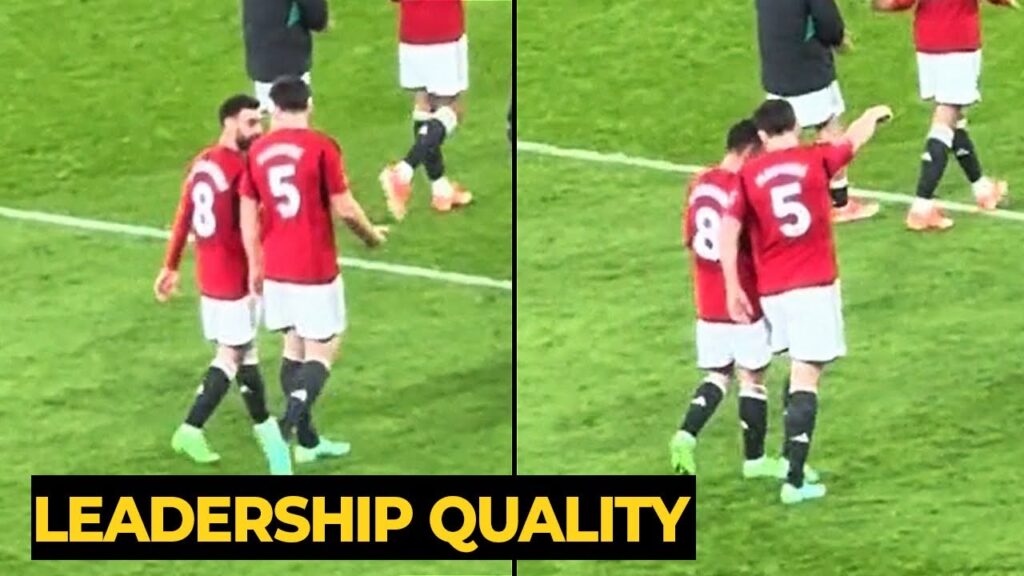 Harry Maguire was seen teaching Bruno Fernandes at full-time vs Sheffield | Manchester United News