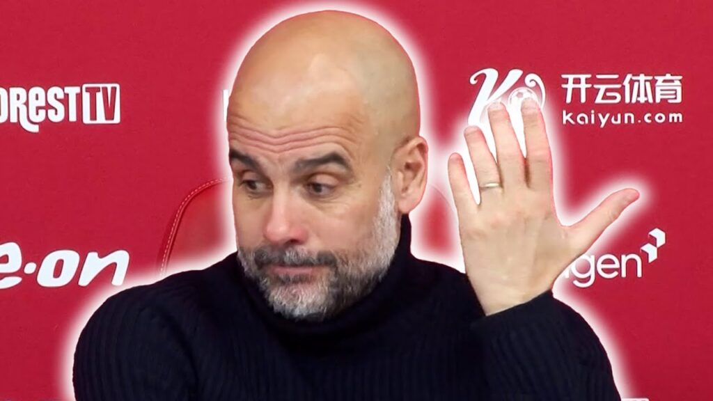 'Ederson's injury DOESN'T LOOK GOOD!' | Pep Guardiola | Nottingham Forest 0-2 Man City