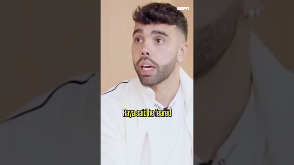 The shocking collision that left David Raya in hospital 🏥 #shorts