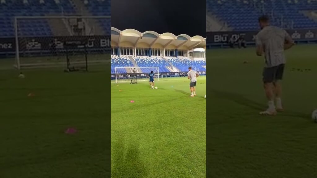 جانغ في تدريبات الهلال أمس 💙#الهلال