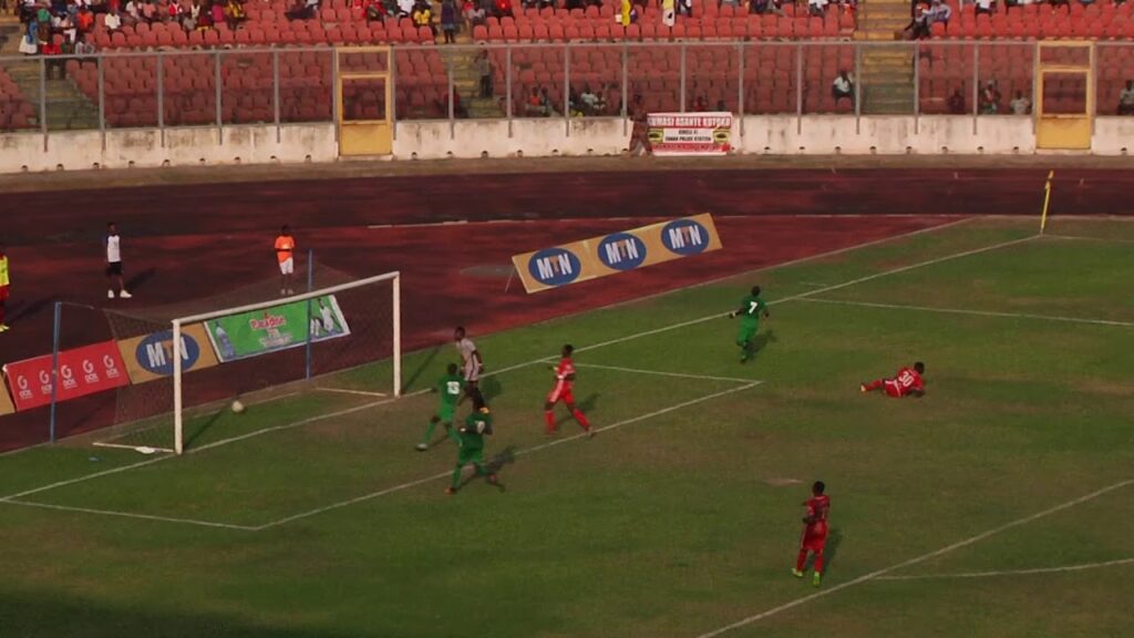 Coton Sport De Garoua goal against Asante Kotoko