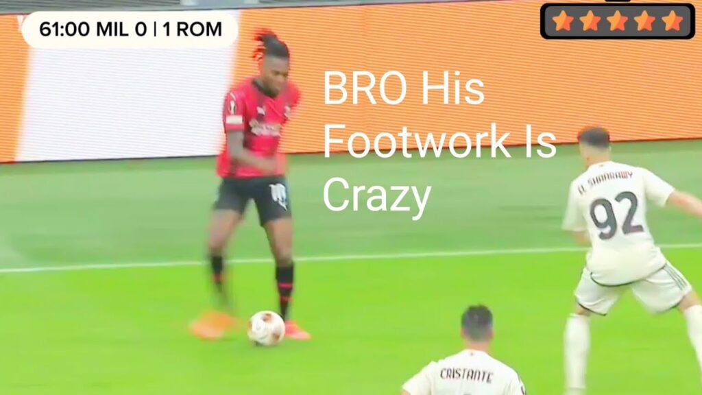 Rafael Leao VS As Roma (11/04/2024) UEL With Commentary