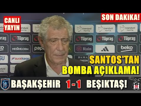 Fernando Santos Basın Toplantısı! Maç Sonu: Başakşehir 1 - 1 Beşiktaş