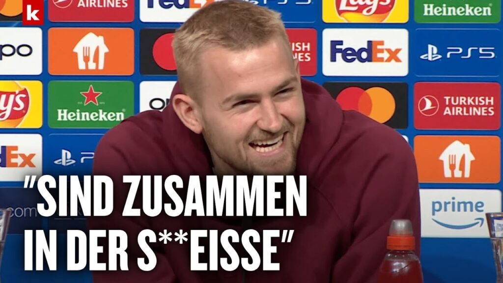 De Ligt sorgt bei Analyse der Bayern-Krise für Lacher | FC Bayern - Lazio Rom