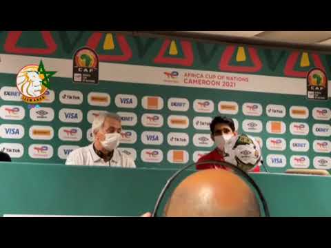 conférence de presse de M.Vahid halilhodzic & Yassine Bounou avant la rencontre de Comores!