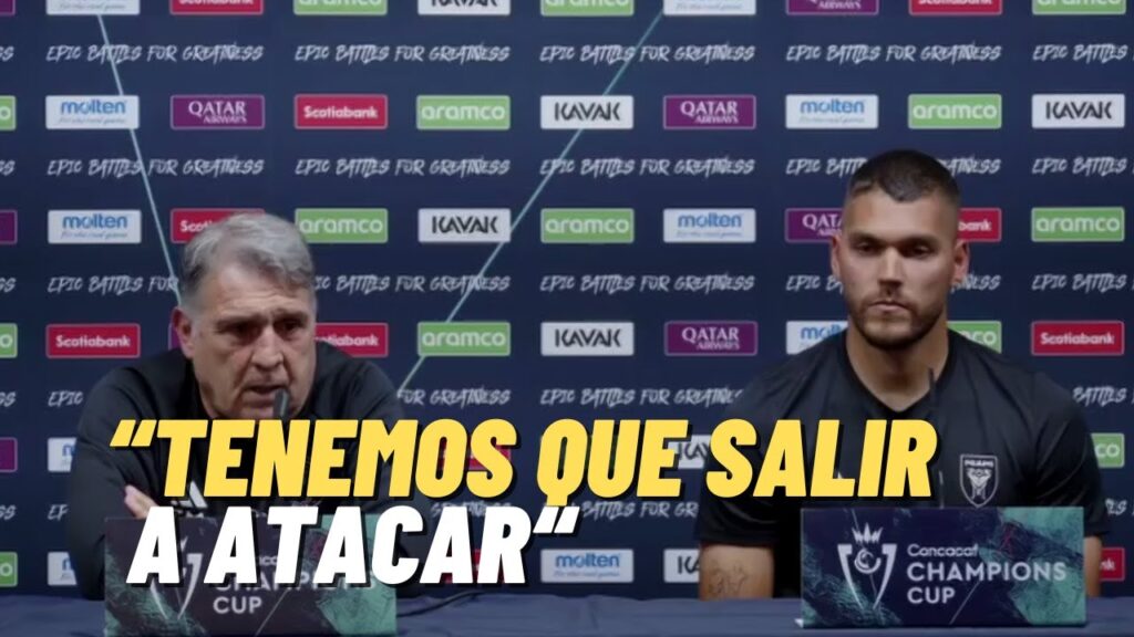 RAYADOS VS INTER MIAMI GERARDO MARTINO Conferencia Pre Partido