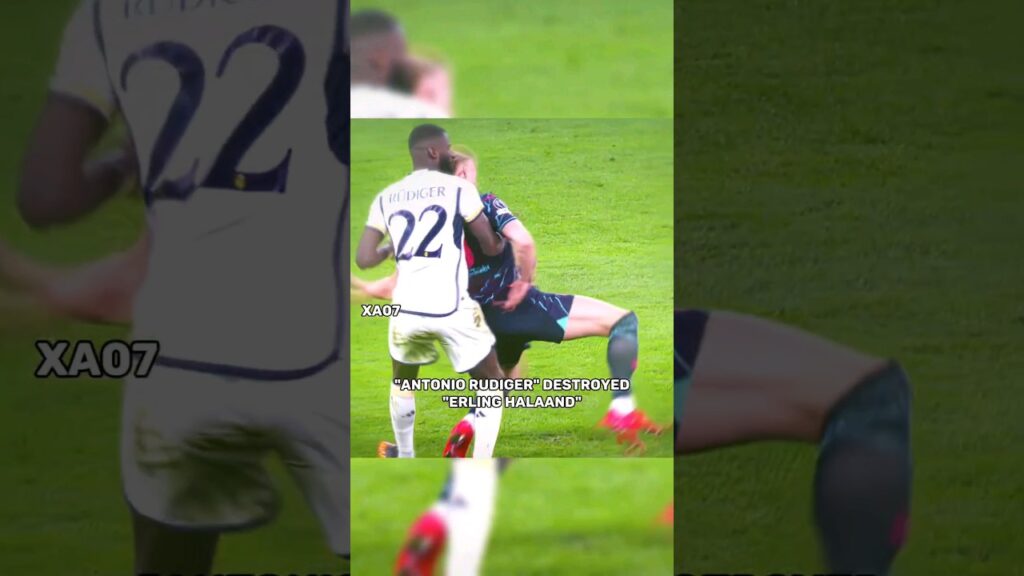 The Only Man Who Can Destroy Rudiger 😏🥶🐐 #shorts #ronaldo #rudiger #shortsvideo