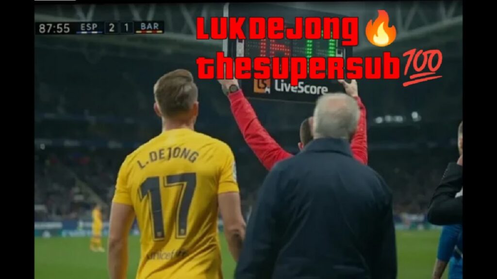 Luuk de Jong The Super Sub 💯 |  Espanyol 2 2 Barcelona | #barcaforever