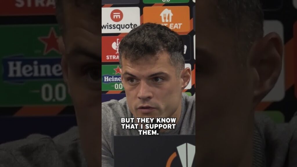 "They will always be in my heart" ❤️ Granit Xhaka speaks of his love for Arsenal #shorts #arsenal