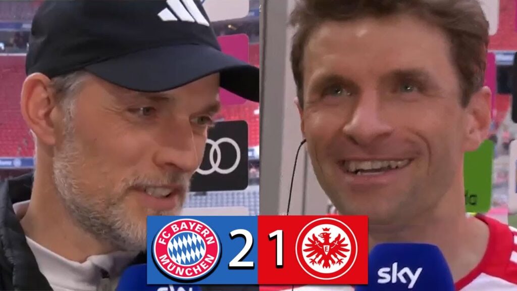 Bayern München - Frankfurt 2:1 | Interview Nach dem Spiel