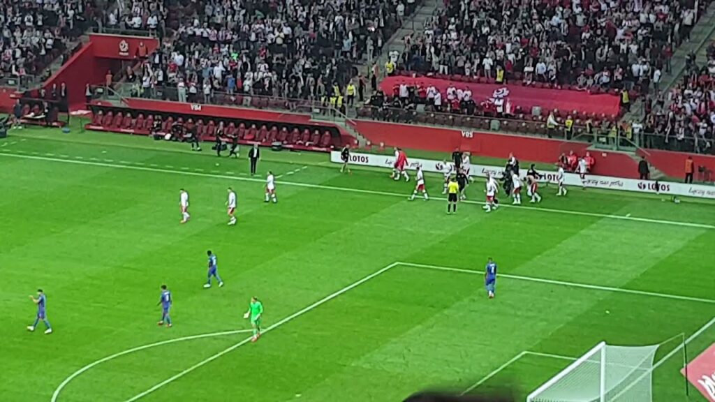 Polska Anglia kibice po golu Szymańskiego