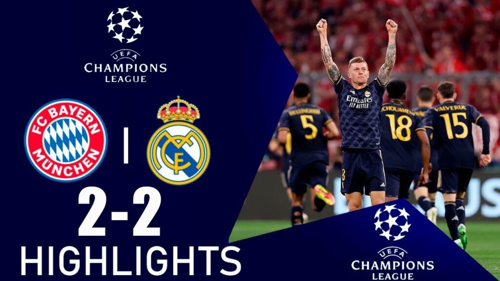 Bayern Munich vs Real Madrid 2-2 Resumen | Semi Final at Allianz Arena | UEFA Champions League 23/24