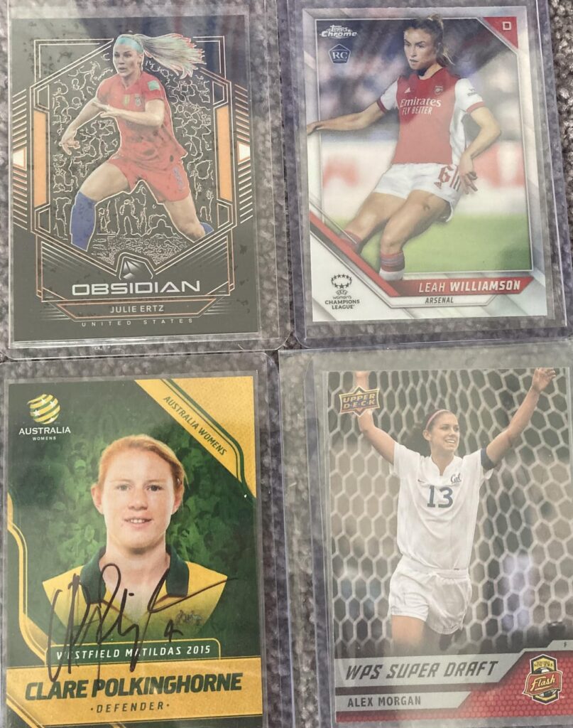 Found these at my LCS the other day, a rookie Alex Morgan is awesome and the Ertz is numbered to 35.
