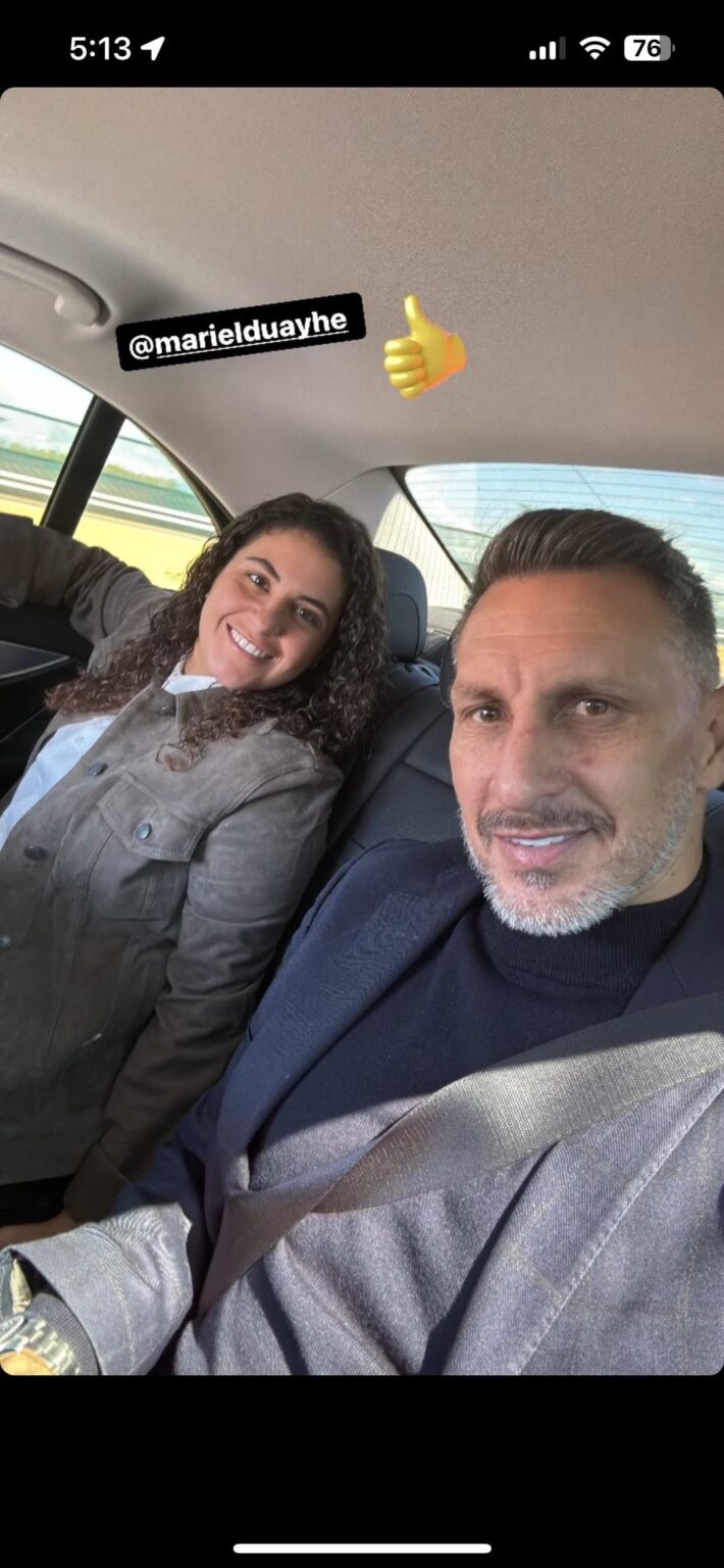 Santi Giménez agent and his father (Chaco Giménez) are currently in Milan 👀
