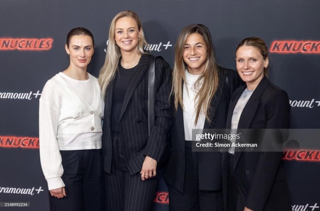 Our girls looking stunning meeting Idris Elba at the “Knuckles” premiere