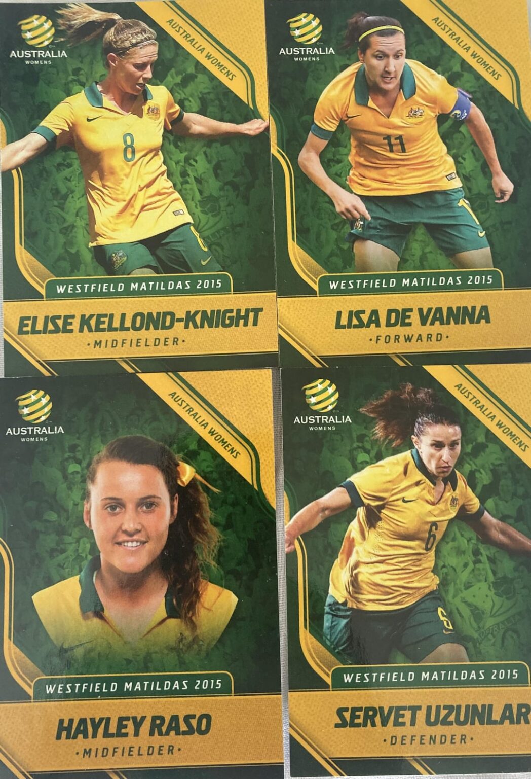 Got these from a work colleague, would love to see more A-League women and Matilda’s trading cards.