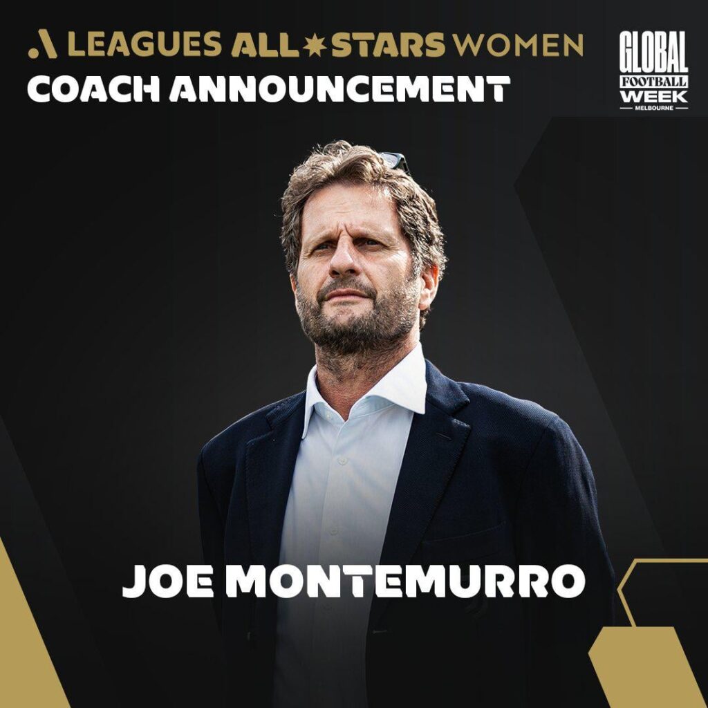 Ex Arsenal head coach Joe Montemurro will coach the A League All Stars.