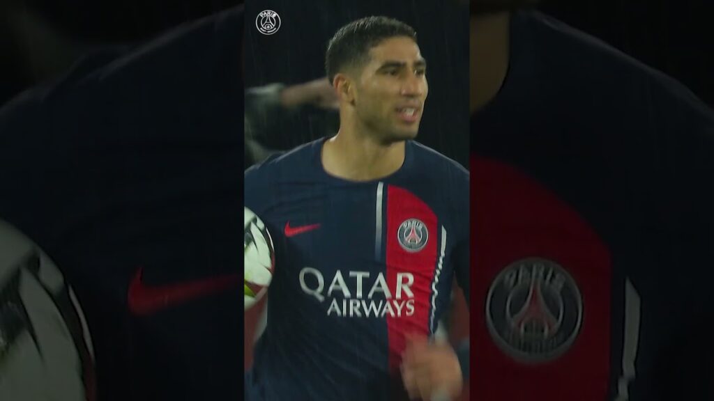 ⚽️ Achraf Hakimi for the second Parisian goal! 🔥 #ligue1 #goals