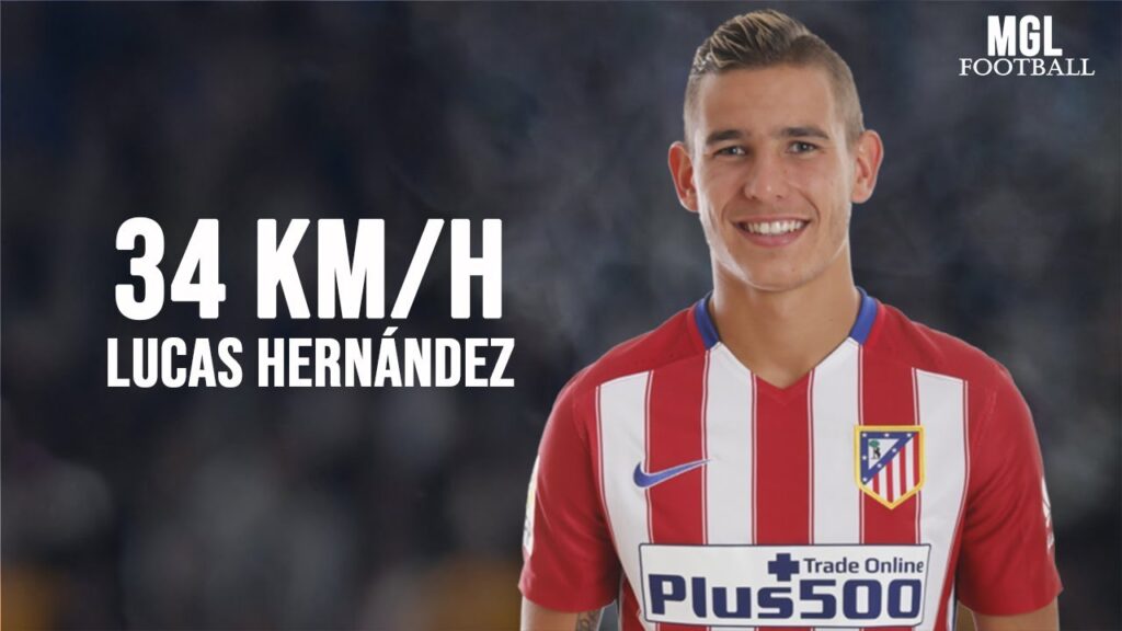 Lucas Hernandez 2018 super velocidad 34 km/h