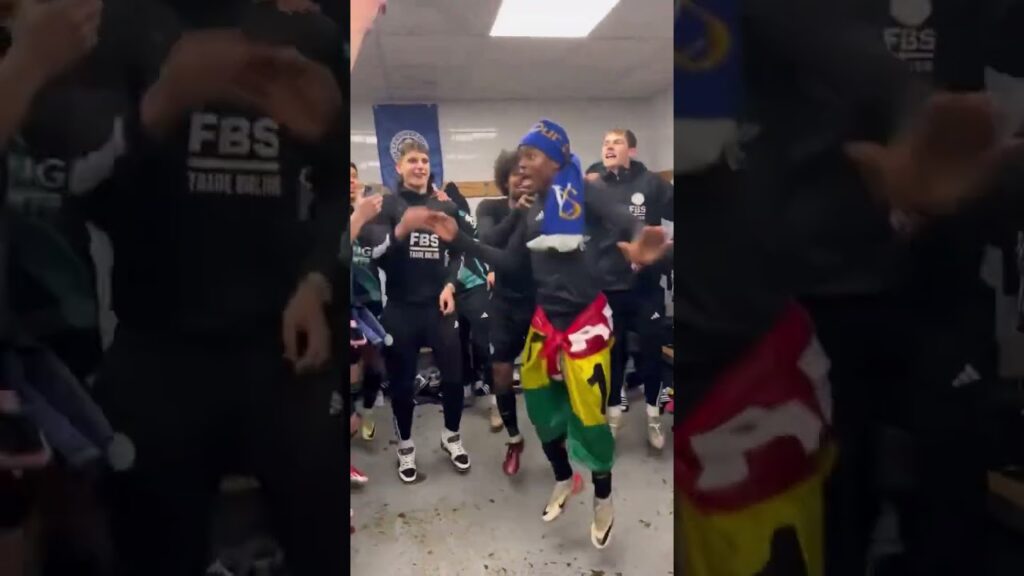 Ghana Black Star Fatawu Issahaku Dance with Leicester team after Preston Win🕺😀🔥 #leicestercity