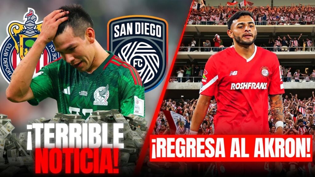 🚨LO ÚLTIMO SOBRE CHUCKY LOZANO! TERRIBLE NOTICIA PARA CHIVAS 🚨LO ÚLTIMO SOBRE CHUCKY LOZANO! TERRIBLE NOTICIA PARA CHIVAS