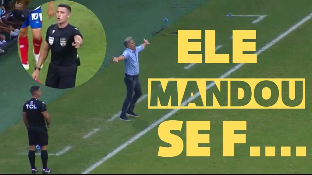 AUDIO DO VAR NA HORA DA EXPULSÃO DE DIEGO COSTA NO JOGO ENTRE BAHIA E GRÊMIO