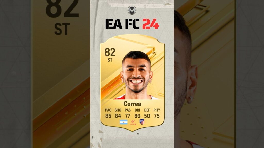 Angel Correa Evolution FIFA 15 - FC 24 #fifa #football #fc24 #ratingyourteams #correa #shorts