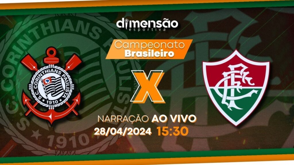 Brasileirão 2024: Corinthians X Fluminense (NARRAÇÃO AO VIVO) – Dimensão Esportiva Brasileirão 2024: Corinthians X Fluminense (NARRAÇÃO AO VIVO) - Dimensão Esportiva