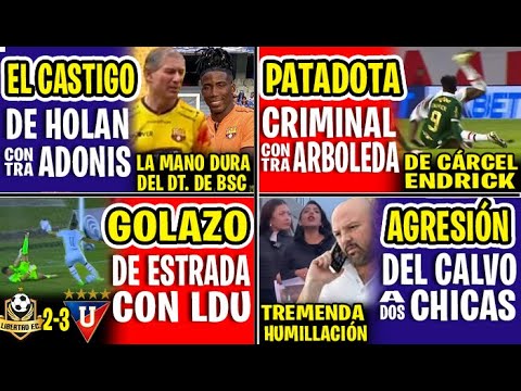 DE CÁRC3L! PATADOTA CRIMINAL DE ENDRICK CONTRA ROBERT ARBOLEDA | EL CASTIGO DEL DT. BSC PARA ADONIS
