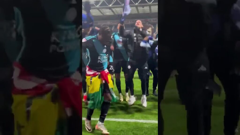 🇬🇭 Fatawu Issahaku wins Leicester City Young Player of the season award🏆🔵.The Baby Jet moves😅🕺