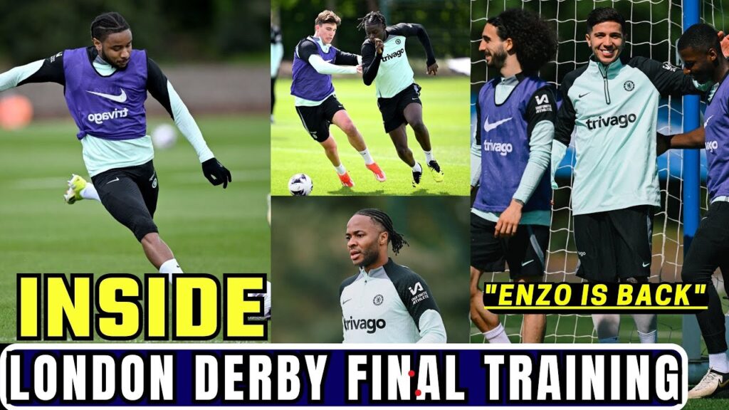 Enzo Fernandez Is Back! 5 Things Spotted In Chelsea Final Training Ahead Of Tottenham.