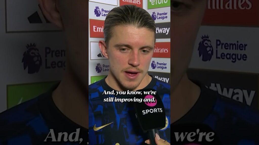 Conor Gallagher responds to a young Chelsea fan’s request for the players to play for the badge…