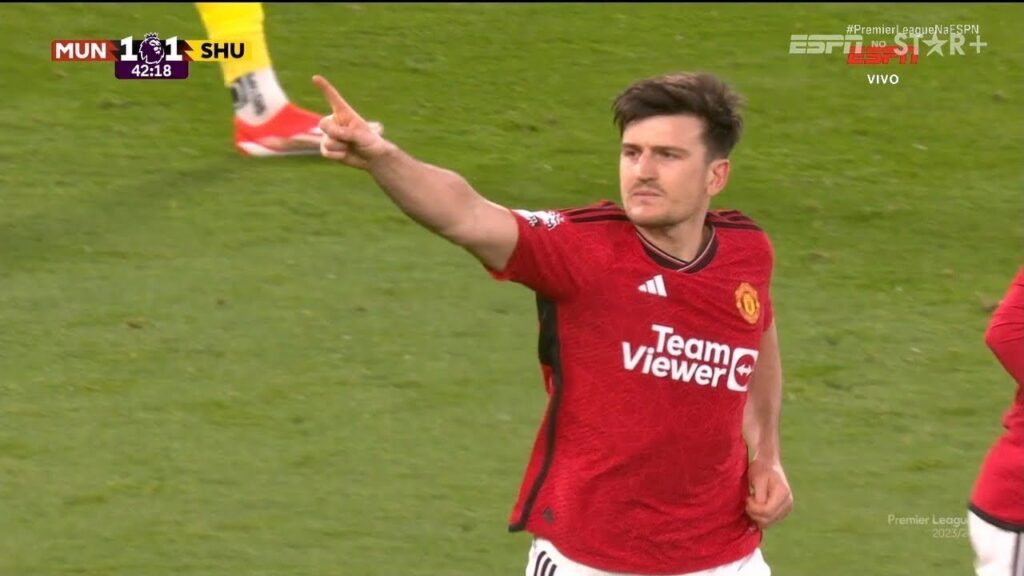 Harry Maguire Goal Vs Sheffield United 👀🤯