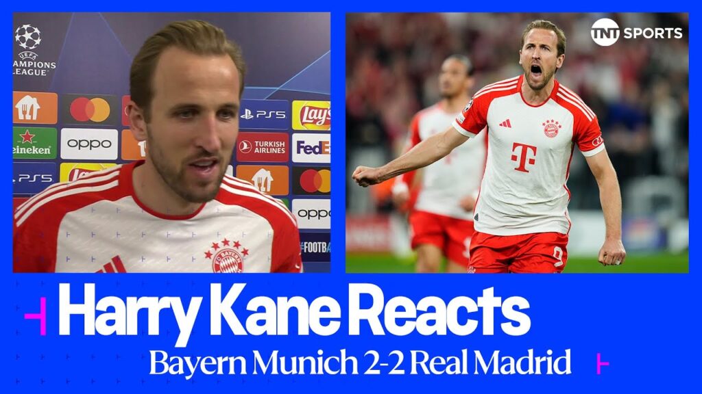 "A LITTLE DISAPPOINTING" 😅 | Harry Kane | Bayern Munich 2-2 Real Madrid | UEFA Champions League