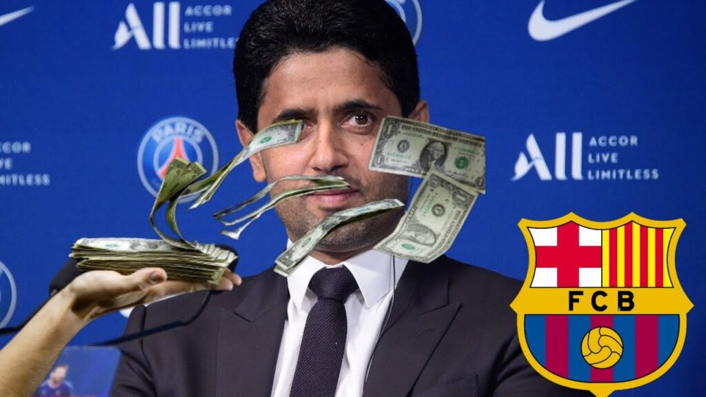 Nasser Al-Khelaifi takes hit at Barcelona's speending spree 💸
