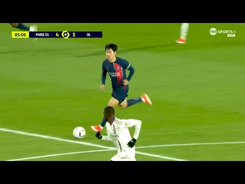 The Day Kang-in Lee Couldn't Stop Dribbling against Lyon - HD
