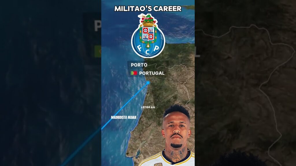 EDER MILITAO'S CAREER  🇧🇷 🇵🇹 🇪🇸 #madridistamania #football #realmadrid