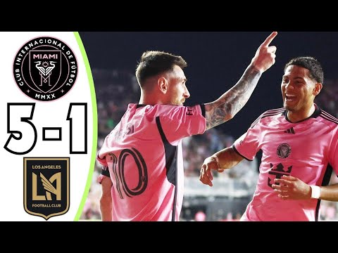 Messi Hat-trick – Inter Miami CF vs LAFC 5-1 | Extended Highlights & Goals – 2024 HD Messi Hat-trick - Inter Miami CF vs LAFC 5-1 | Extended Highlights & Goals - 2024 HD
