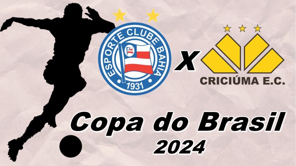 AO VIVO |  BAHIA X  CRICIÚMA  | COPA DO BRASIL 2024 | NARRAÇÃO