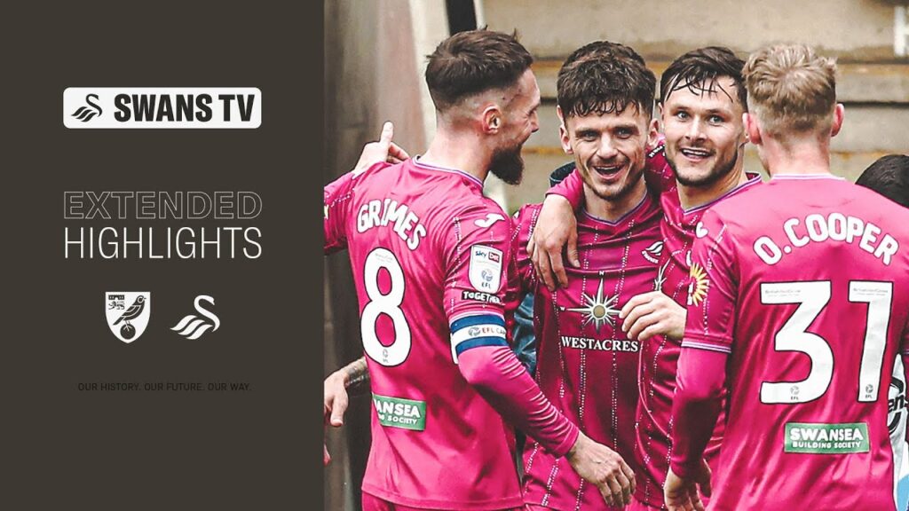 Norwich City v Swansea City | Extended Highlights