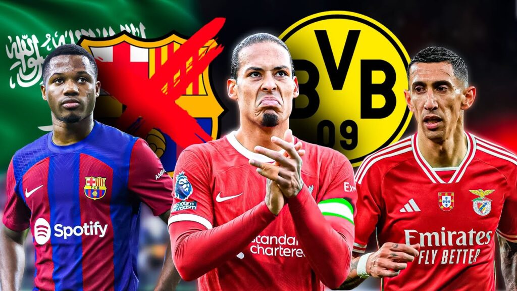 ¿VAN DIJK DEJA LIVERPOOL? SALE ANSU FATI ¿DI MARÍA se QUEDA? LIMPIEZA en UNITED PELEA BARSA vs RFEF