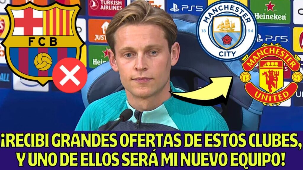 💣¡BOOM! ¡FRENKIE DE JONG HACE REVELACIONES BOMBÁSTICAS SOBRE SU FUTURO EN BARCELONA! BARCELONA AHORA